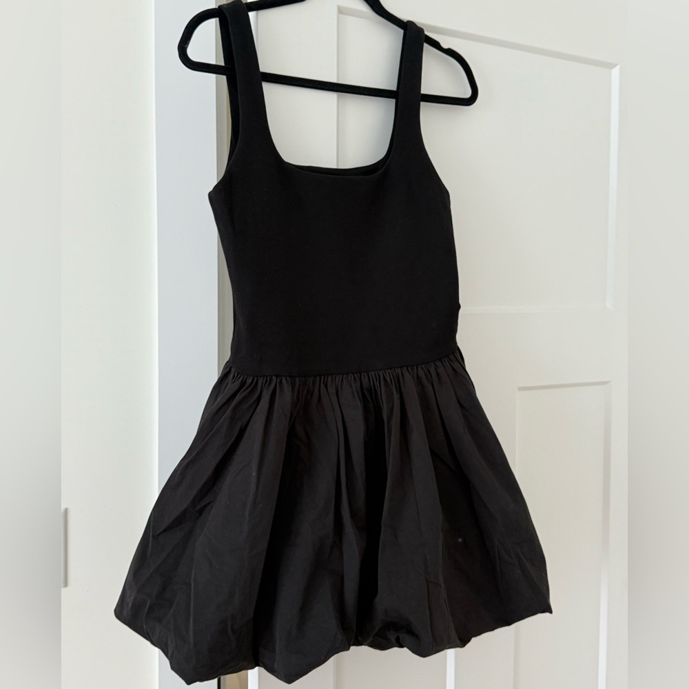 DISSH LULA BLACK BUBBLE MINI DRESS